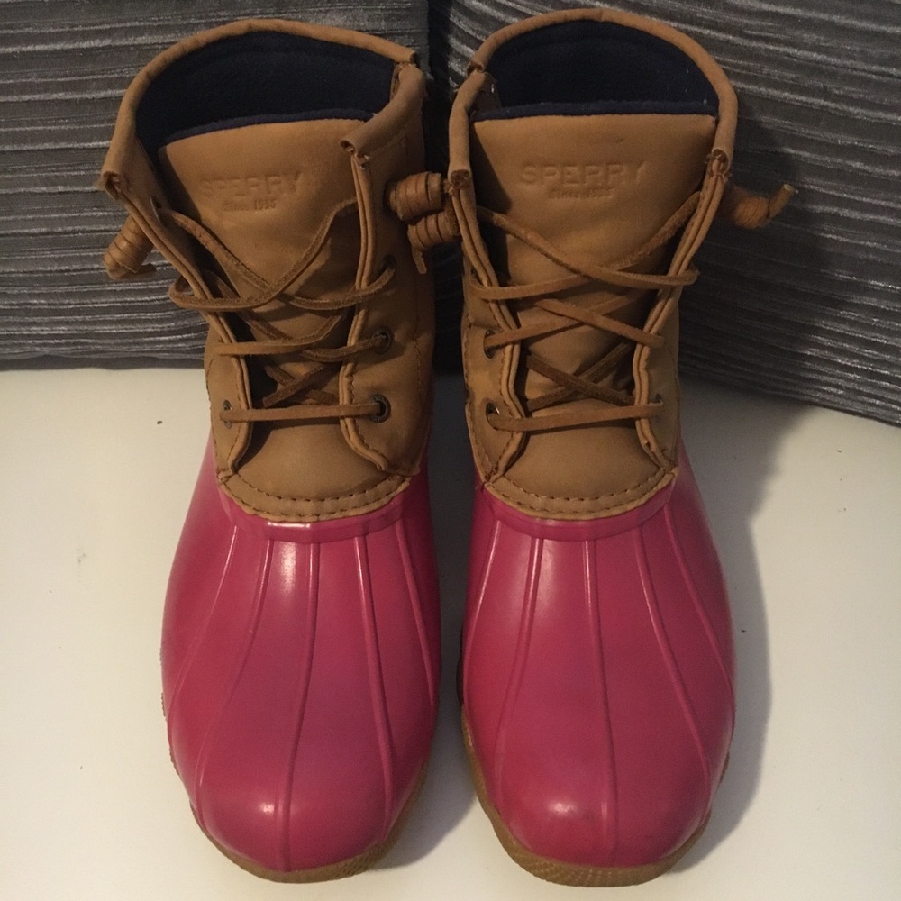 Sperry Saltwater Girl's Rubber Snow/Rain Boots